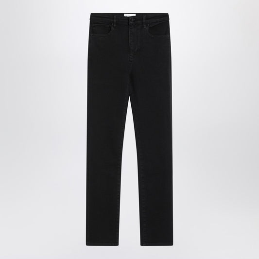 Frame Black straight-leg jeans The Pencil