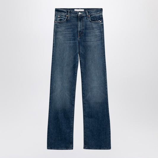 Mother Washed blue jeans The Kick It
