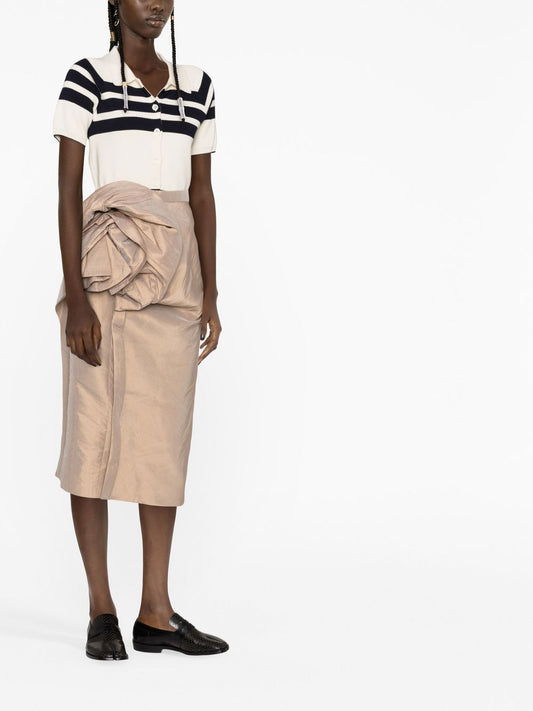 Maison Margiela Midi skirt with ruffles