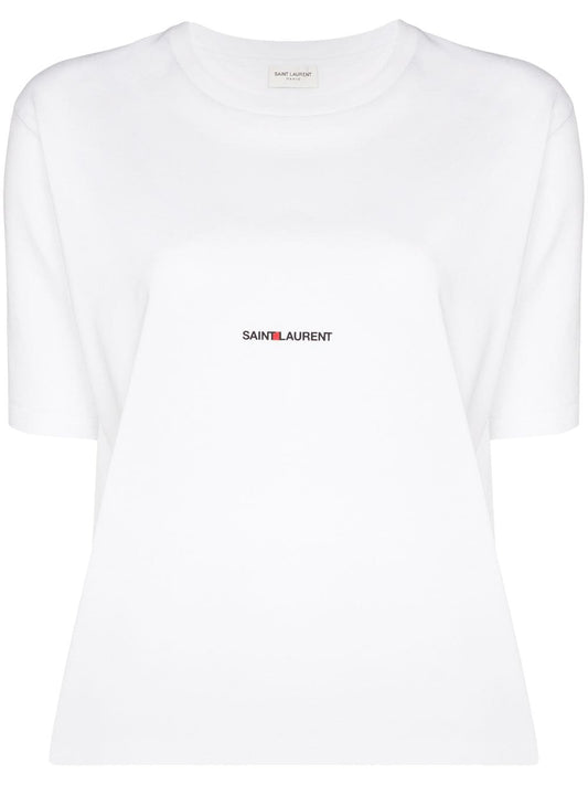 Saint Laurent logo print T-shirt