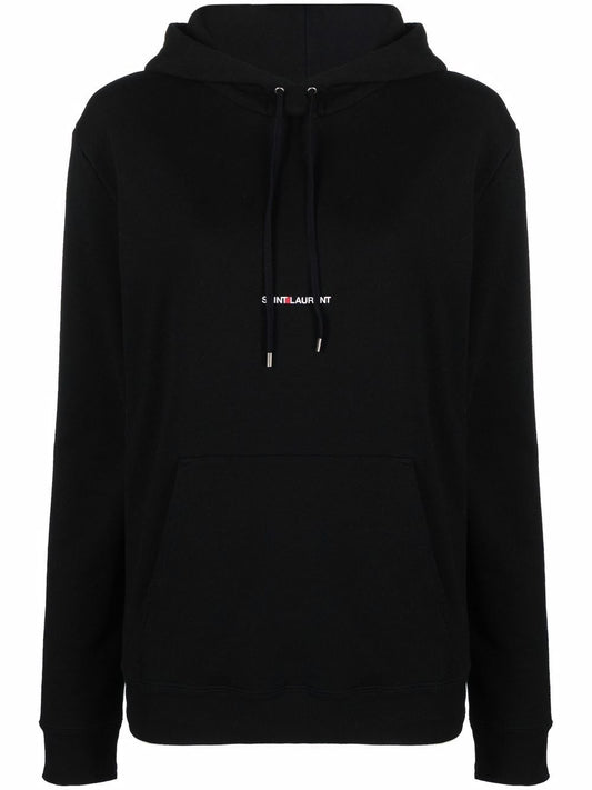 Saint Laurent Logo Print Hoodie