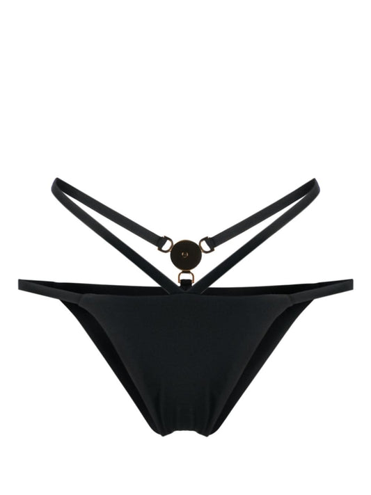 Versace Medusa-plaque strappy bikini bottoms