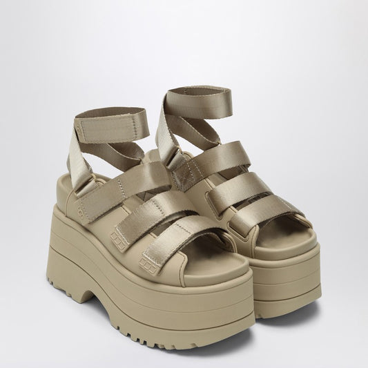 UGG Platform Sandals Goldenrise in Sand Colour