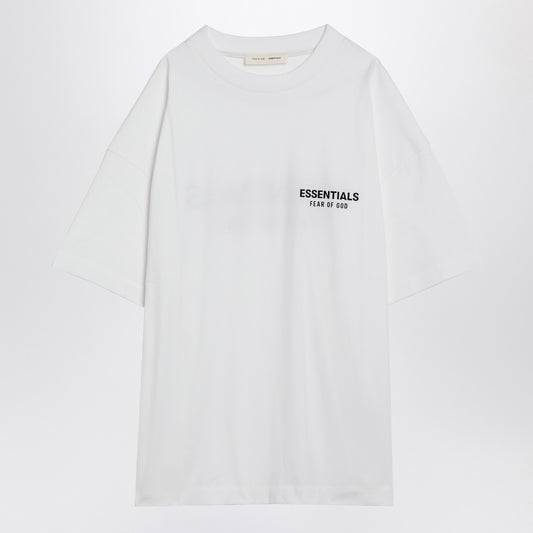 Fear of God Essentials White cotton T-shirt with logo