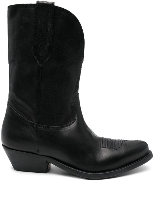 Golden Goose Wish Star leather boots