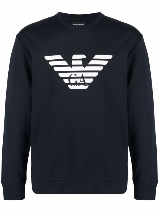 Emporio Armani Modal blend sweatshirt with logo print
