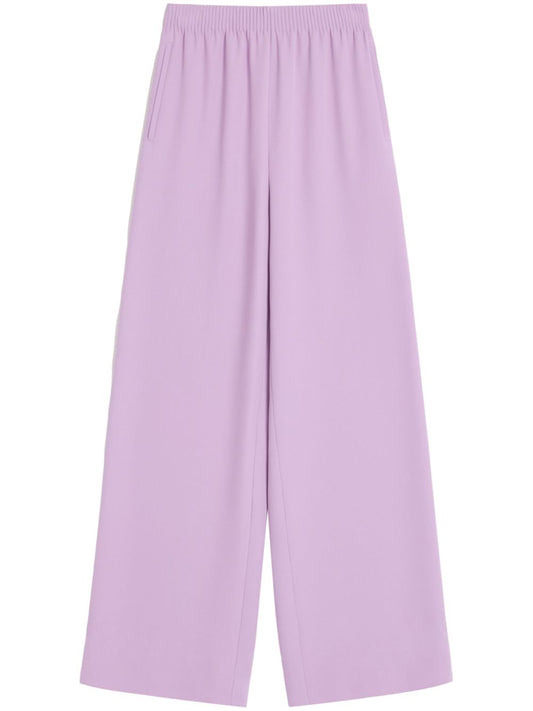 Valentino Silk Wide-Leg Trousers