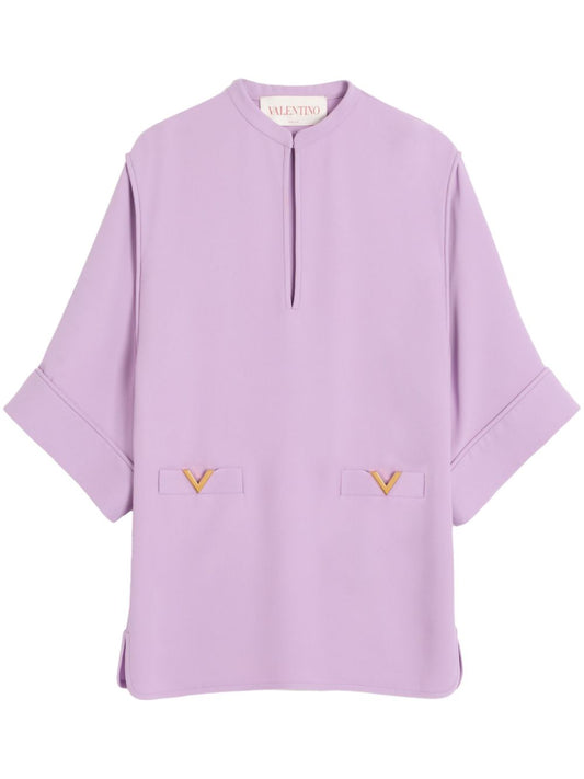 Valentino Vlogo silk mini dress