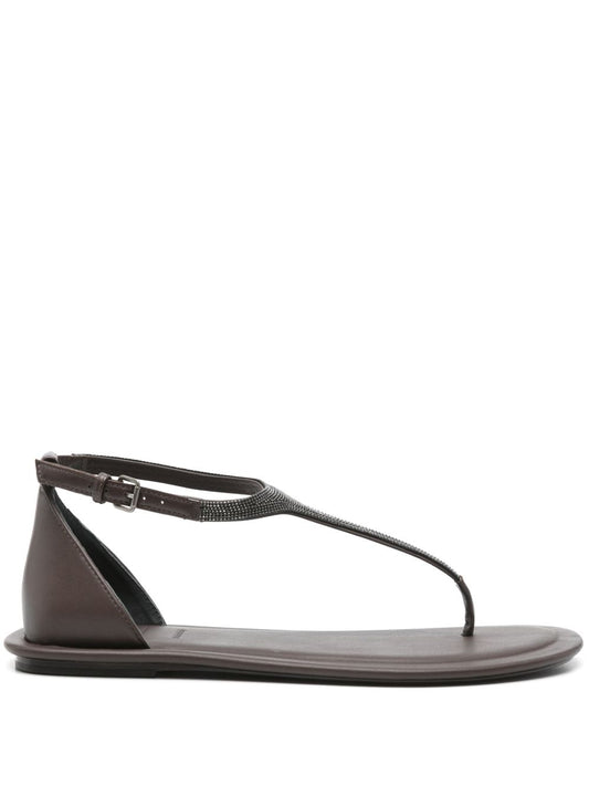 Brunello Cucinelli Bead-detail sandals