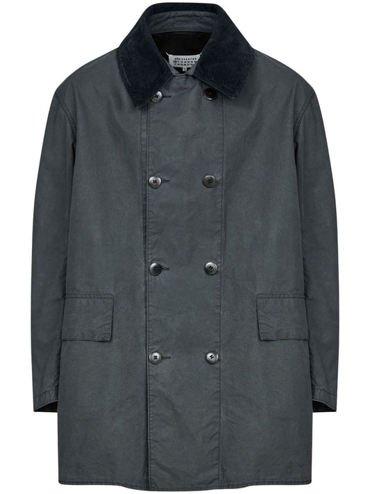 Maison Margiela Double Breasted Cotton Jacket
