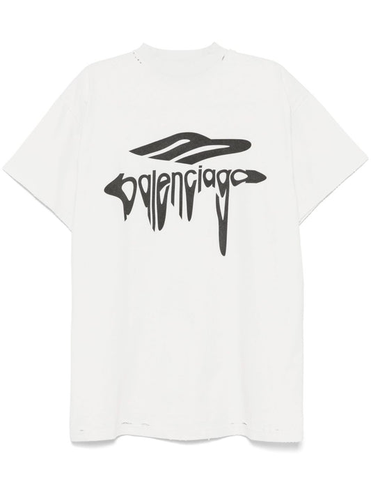 Balenciaga Graphic-print cotton T-shirt