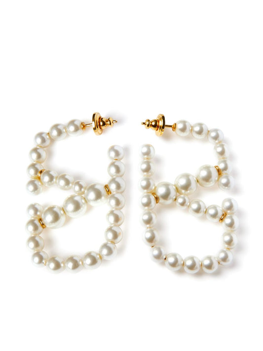 Valentino Garavani VLogo Signature Pearlescent Earrings