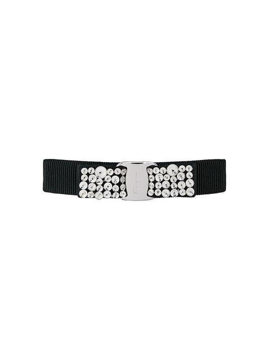 Ferragamo Vara bow crystal hairclip