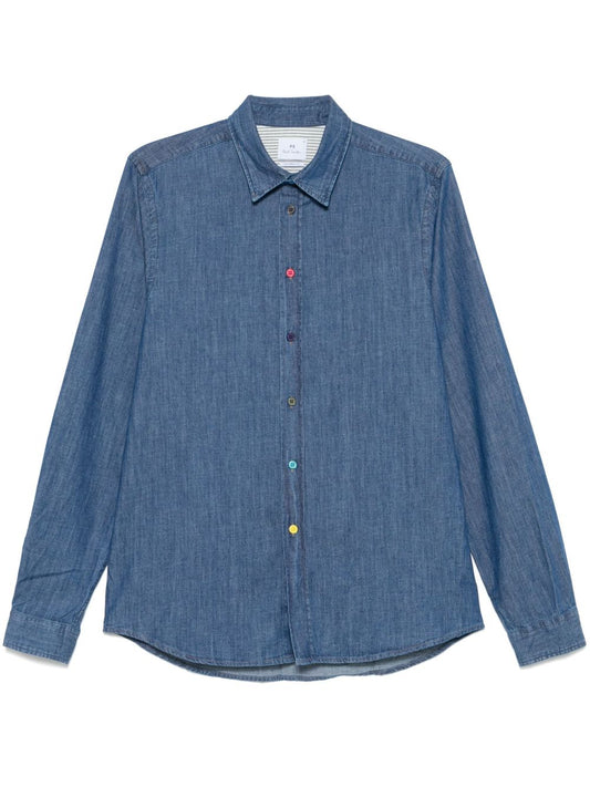 PS By Paul Smith Shirts Blue