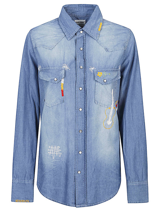 Front Street Shirts Clear Blue