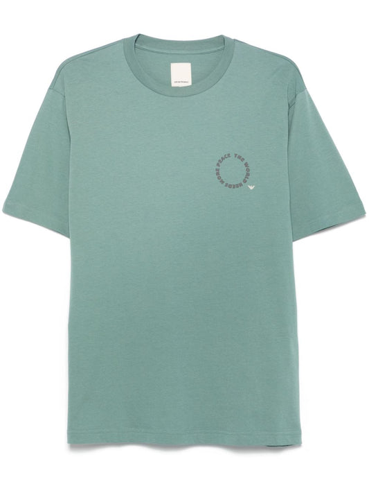 Emporio Armani T-shirts and Polos Green