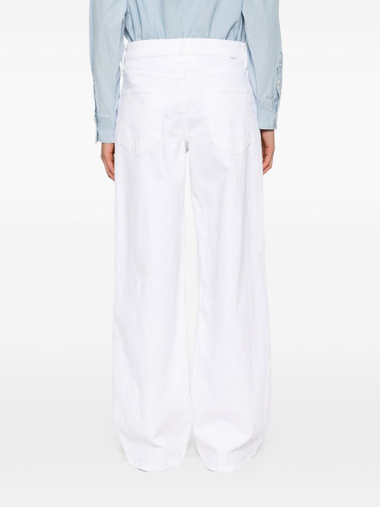 Mother Jeans White