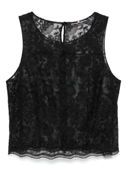 Ermanno Scervino Floral Lace Top