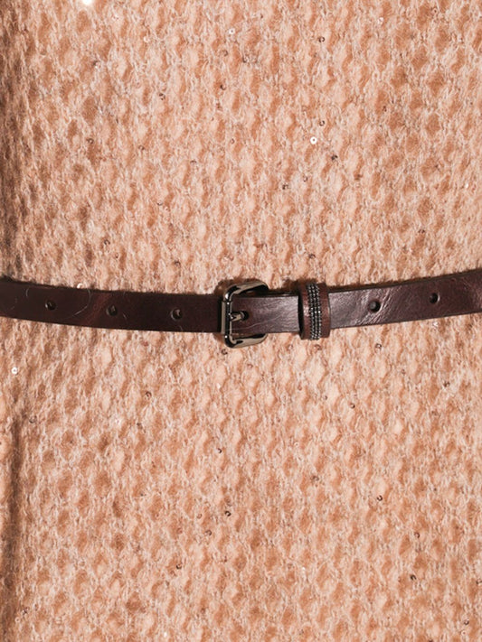 Brunello Cucinelli Natural Dazzling Dress