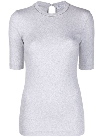 Brunello Cucinelli T-shirts and Polos Grey