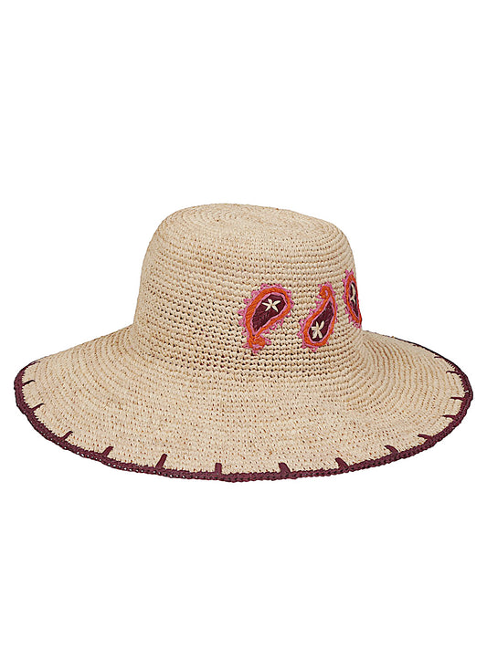Paul Smith Paisley straw hat