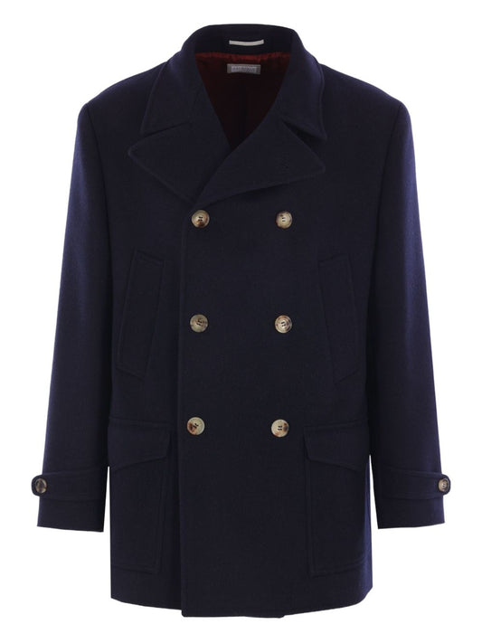 Brunello Cucinelli Coats Blue