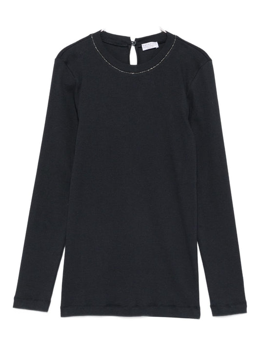 Brunello Cucinelli Monili chain cotton jumper