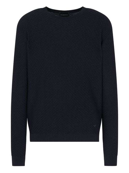 Emporio Armani Sweaters Blue