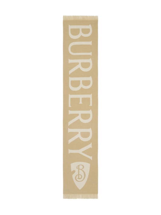 Burberry Logo wool scarf