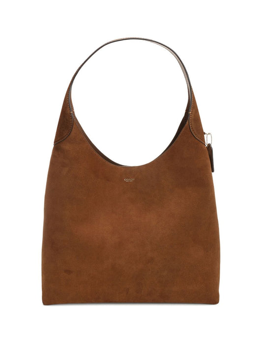 Coach Brooklyn 39 suede leather hobo bag