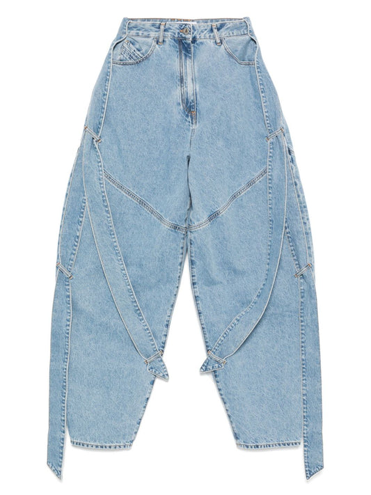 The Attico Jeans Clear Blue