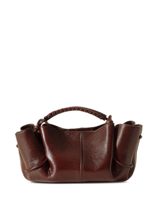 Hereu mini Arta ruched leather tote bag