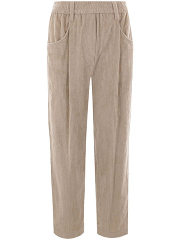 Brunello Cucinelli Straight-leg corduroy trousers