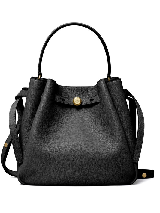 Tory Burch Romy pebbled bucket bag