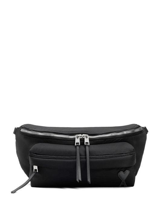 Ami Paris Nylon Canvas Marcel Bumbag