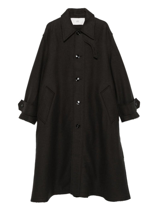 Ami Paris Coats Grey