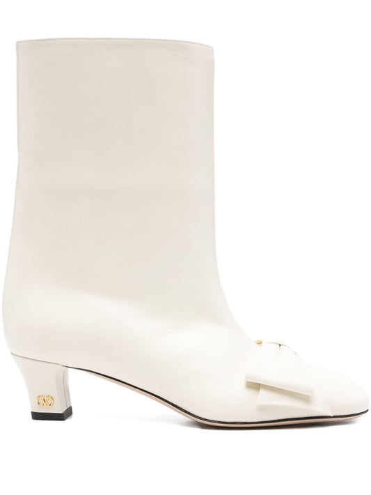 Valentino Garavani 40mm Bow Leather Boots