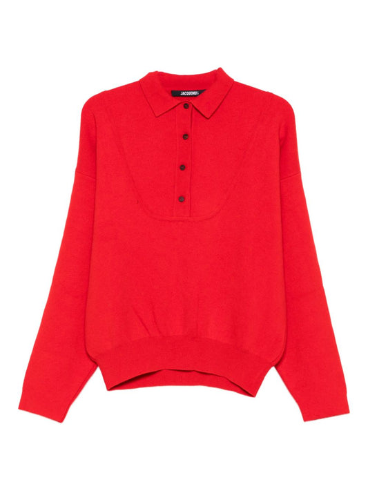 JACQUEMUS T-shirts and Polos Red