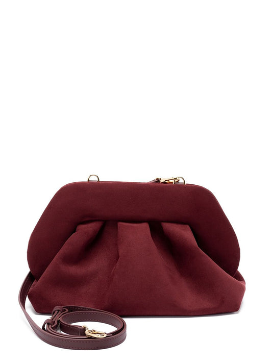 Themoire' Pleated clutch bag