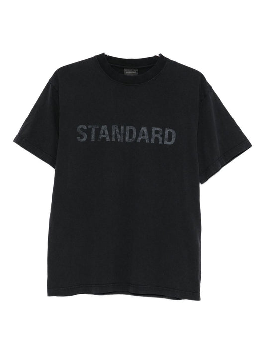 Balenciaga T-shirts and Polos Black
