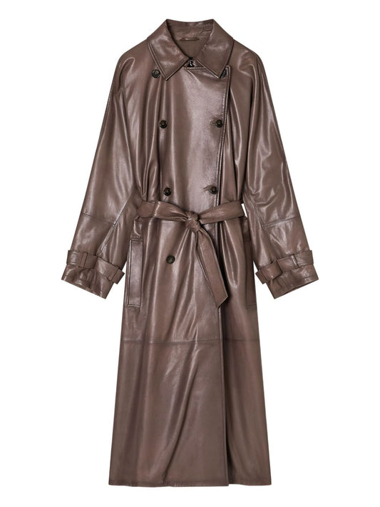 Emporio Armani Double-breasted belted trench coat