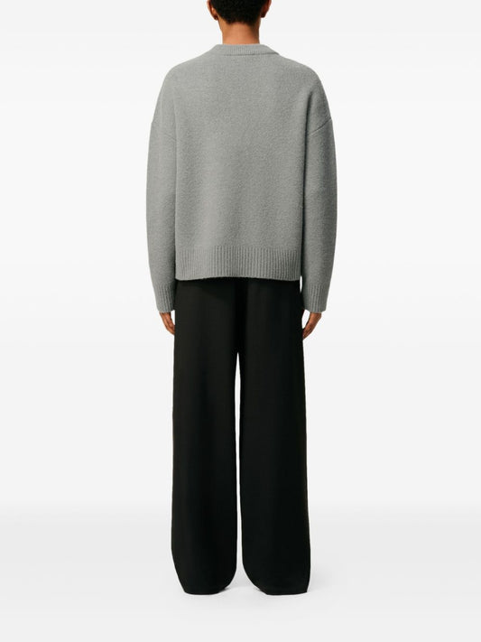 Ami Paris Sweaters Grey