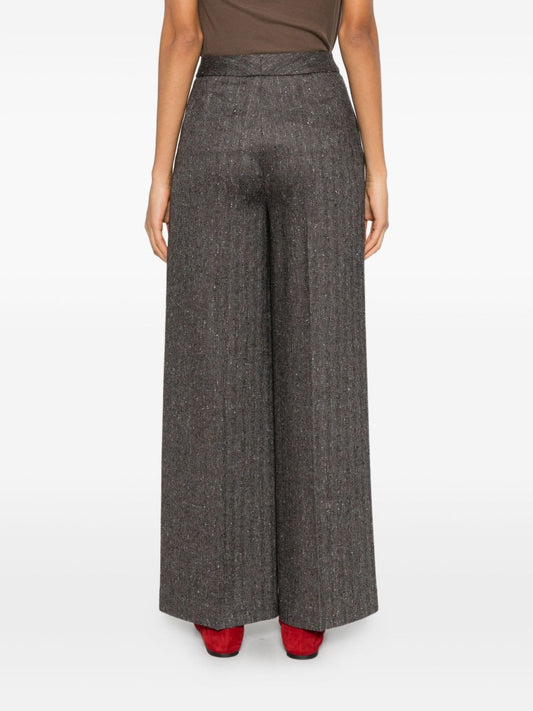 Via Masini 80 Trousers Brown