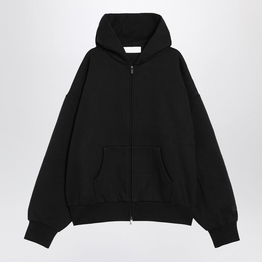 Fear of God Essentials Black fleece cotton sweatshirt with logo