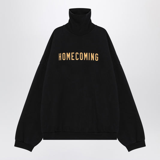 Fear of God Essentials High-necked black Homecoming sweatshirt