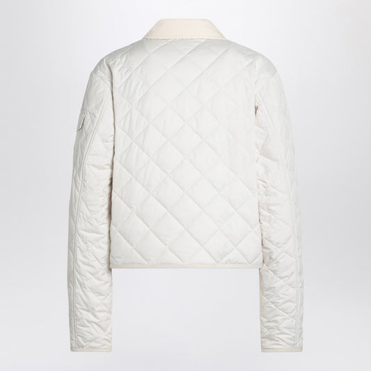 Moncler Chitre quilted ivory jacket