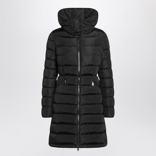 Moncler Black Flammette down jacket in nylon technique