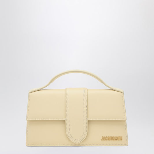 JACQUEMUS Le Grand Bambino bag in ivory leather