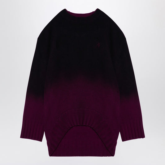 The Attico Oversized pink degrade jumper