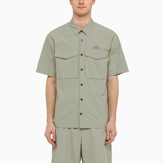 Parajumpers Shadow grey Pete shirt in nylon and cotton